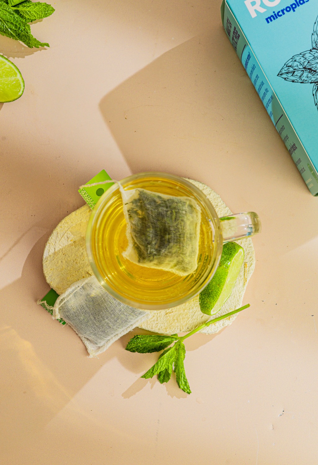 Rooted Teas photos deployed across web, menu and social