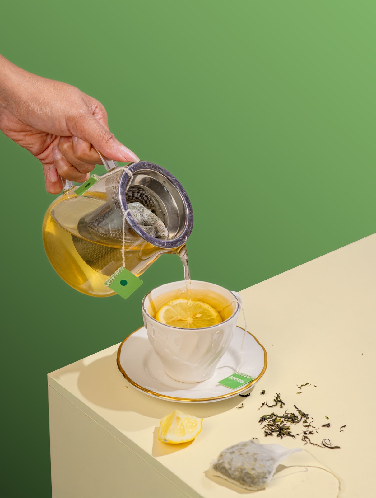 Rooted Teas product photography by Foreign Kollective in New York City