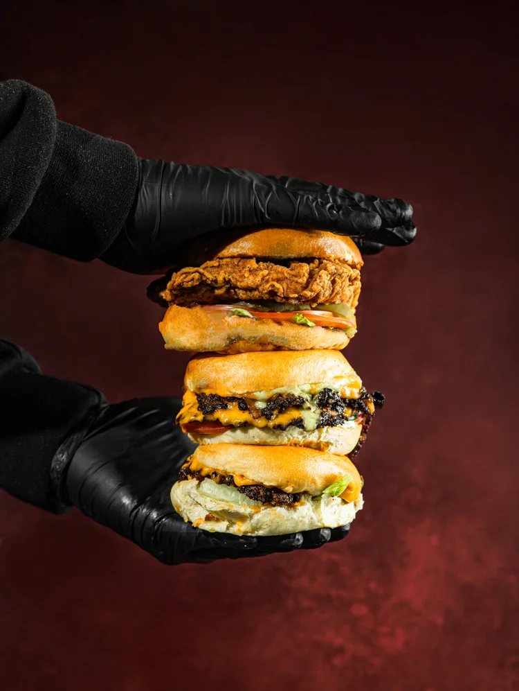 Smash House Burger food photography by Foreign Kollective in New York City