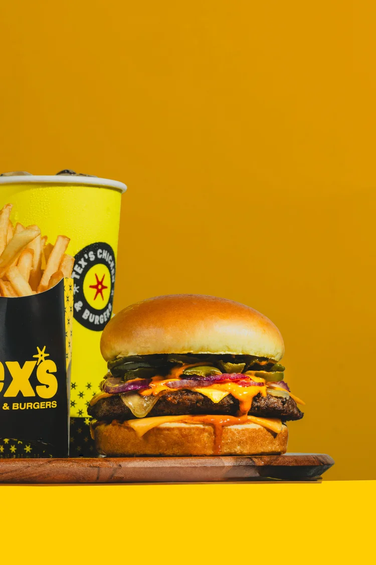 Texas Chicken & Burgers food photography by Foreign Kollective in New York City